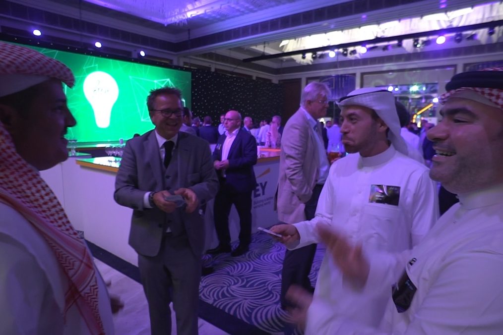 The Millionaire Magician at an exclusive event in Dubai