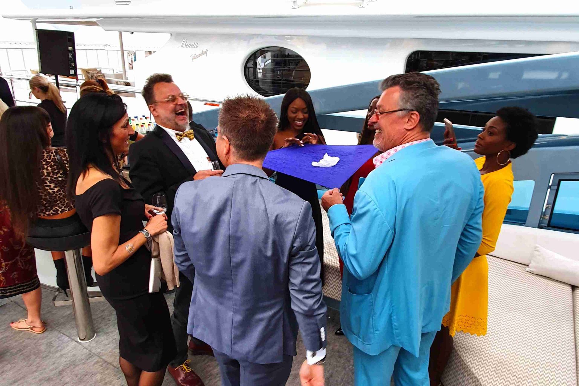 The Millionaire Magician performing in Cannes