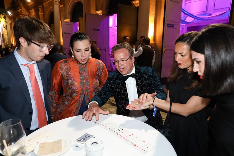 Guests captivated at a luxury event