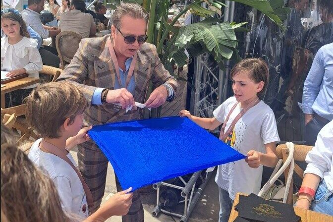 Richard Stooker, the Millionaire Magician, on deck